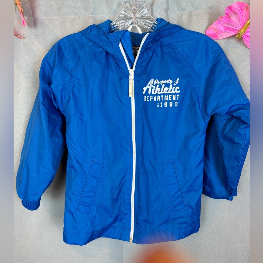Boys The Children’s Place Blue Raincoat Hoodie- Sz Small (5-6)